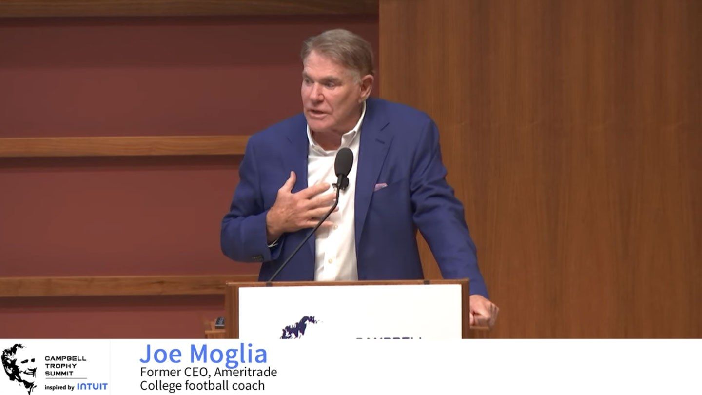 Joe Moglia Campbell Trophy Summit National Football Foundation 2024 Thumbnail
